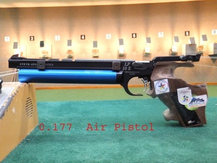 Precision match air pistol used in competitive shooting singapore
